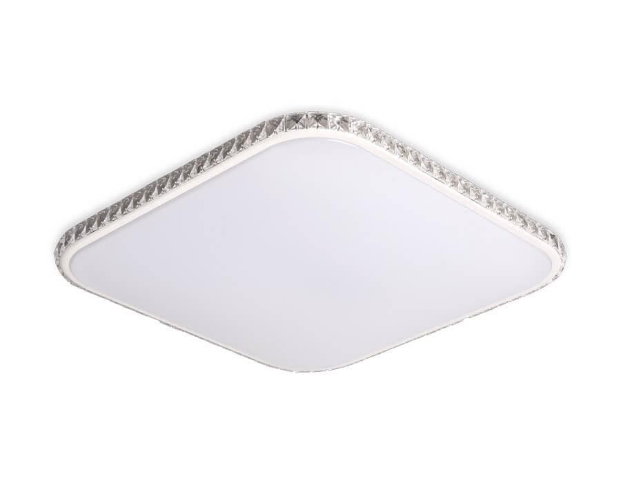 Ambrella Потолочный светодиодный светильник с пультом FF75 WH белый 48W+24W 400*400*60 (ПДУ ИК)