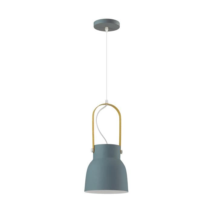 Lumion 3793/1 LN19 256 синий, дерево Подвес E27 1*60W 220V RUBY