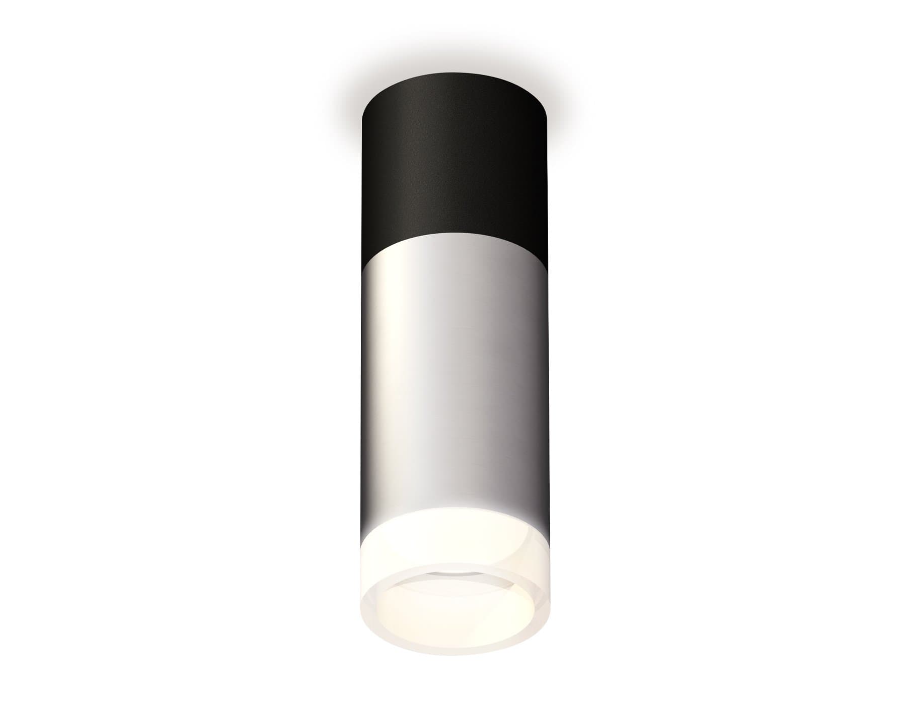 Ambrella Комплект накладного светильника XS6324062 SSL/SBK/FR серебро песок/черный песок/белый матовый MR16 GU5.3 (C6302, A2010, C6324, N6248)