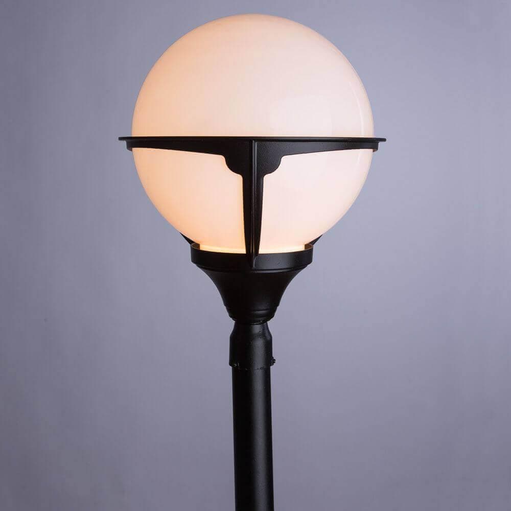 Arte Lamp Monaco Черный/Белый Светильник уличный наземный 100W E27 A1496PA-1BK — миниатюра 3