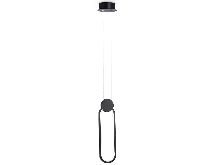 Ambrella Светильник светодиодный подвесной FL5262 BK черный 12W 4200K 100*20*1200 (без ПДУ)