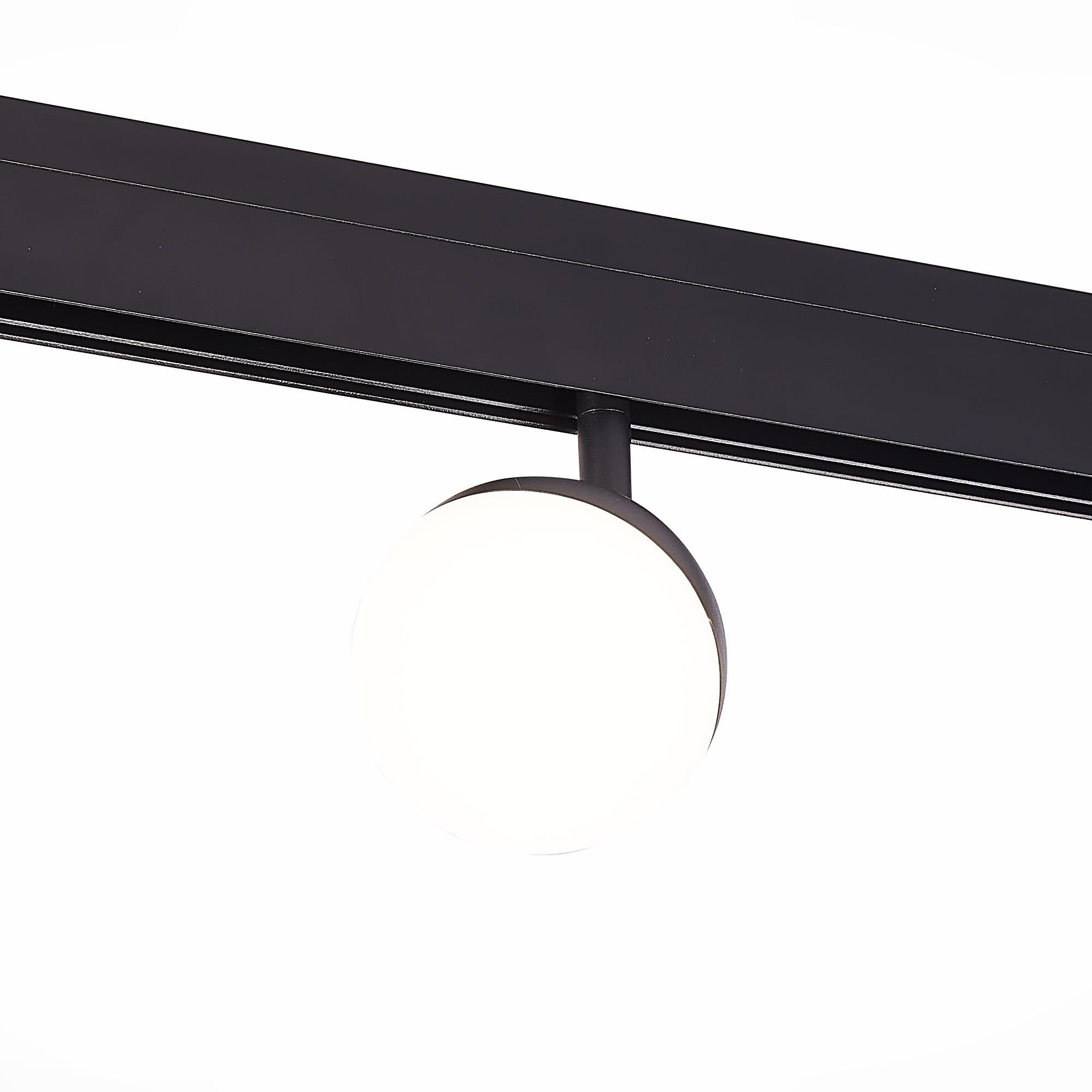 ST Luce ST358.446.07 Магнитный трековый светильник Черный LED 1*7W 4000K 520Lm Ra>80 120° IP20 L120xW90xH192 48V