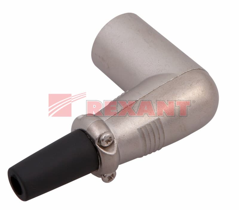 Разъем CANON штекер XLR на шнур угловой Rexant 14-0522 — миниатюра 2