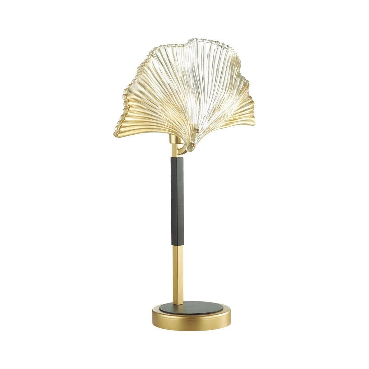 Odeon Light 4870/1T HALL ODL_EX22 15 золотой/черный/стекло Настольная лампа E14 1*40W VENTAGLIO — миниатюра 1