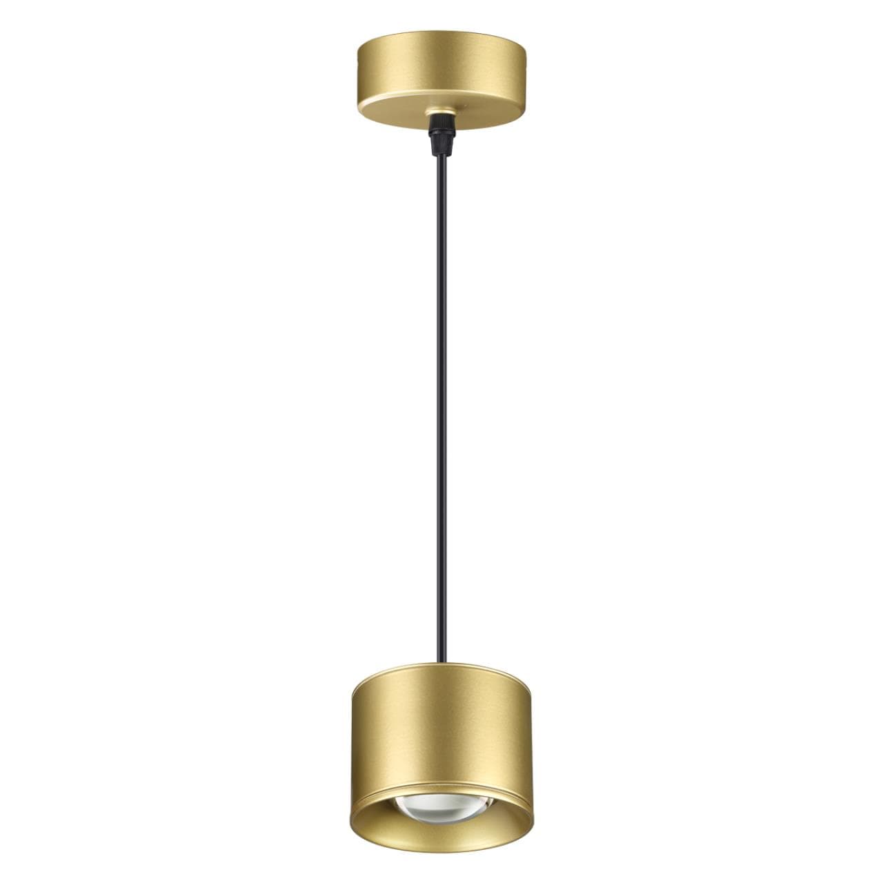 Novotech 358671 OVER NT21 147 золото Светильник накладной светодиодный, провод 2м IP20 LED 4000К 12W 220V PATERA