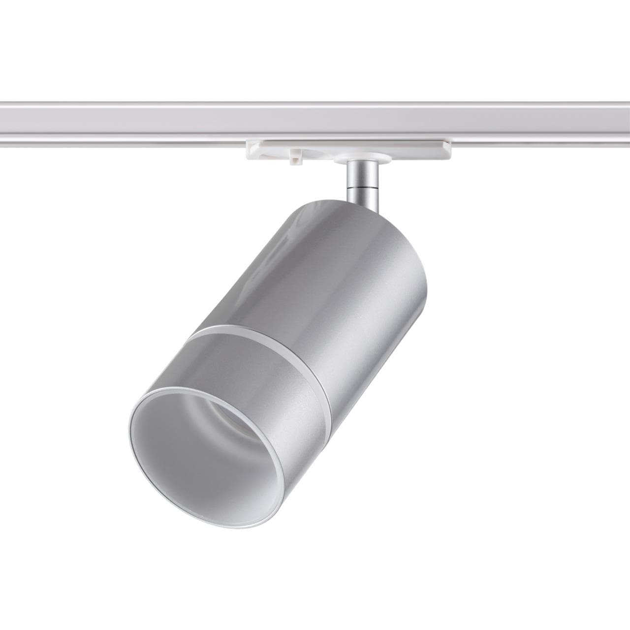 Novotech 370779 PORT NT21 058 серебро Однофазный трековый светильник IP20 GU10 9W 235V ELINA