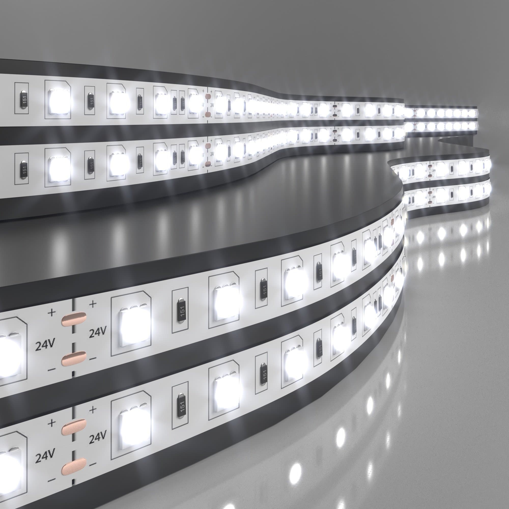 Elektrostandard 5050 24V 60Led 14,4W IP20 / Лента светодиодная 60Led 14,4W IP20 4200K дневной белый a052966