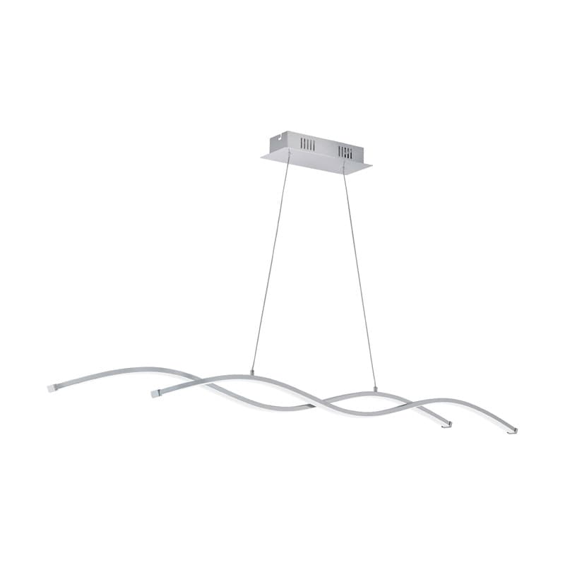 Eglo Подвес LED LASANA 2, 2х14W(LED), L1200, H1200, сталь, алюм., хром/пластик, белый 96104