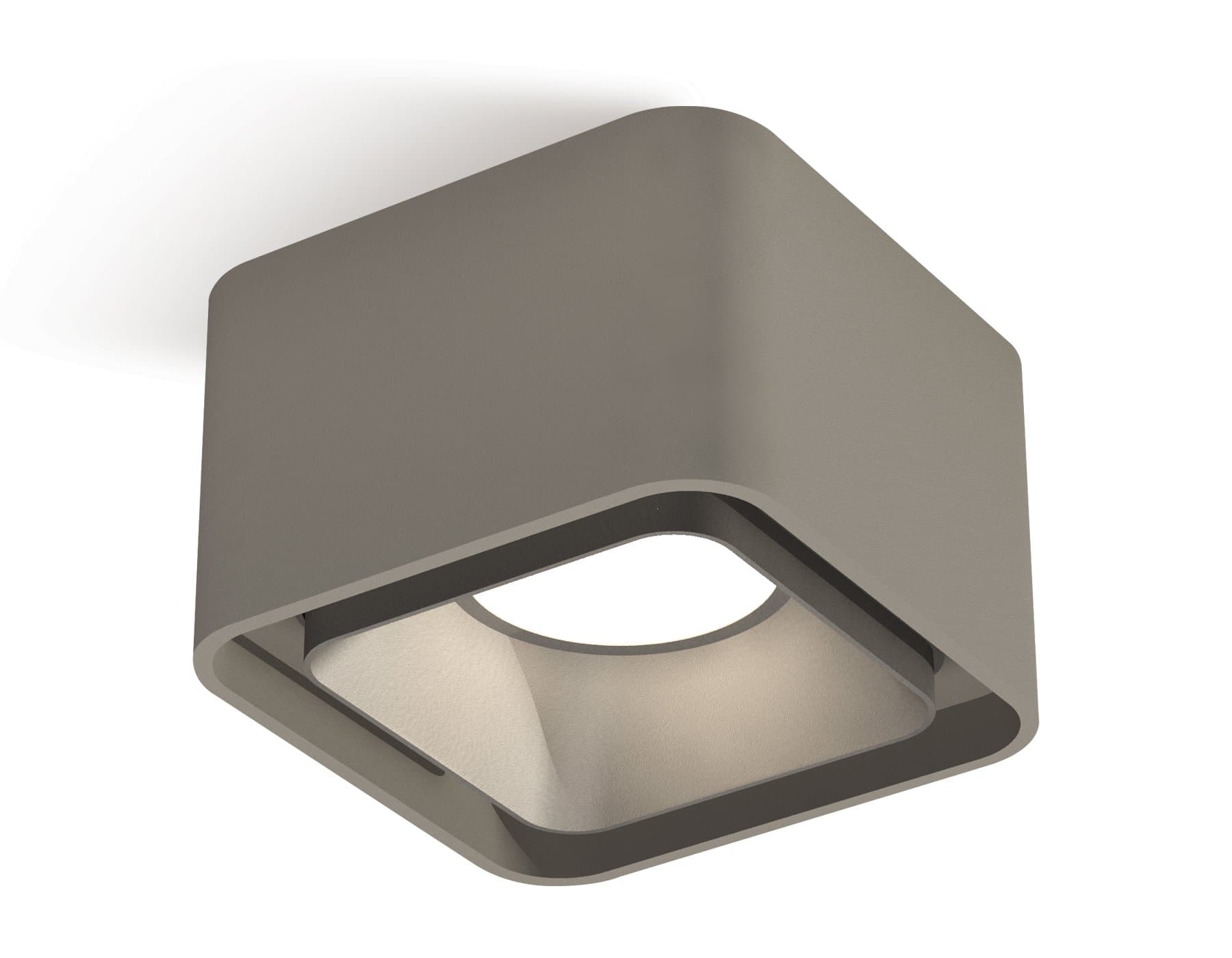 Ambrella Комплект накладного светильника XS7834003 SGR/SSL серый песок/серебро песок MR16 GU5.3 (C7834, N7703) — миниатюра 1