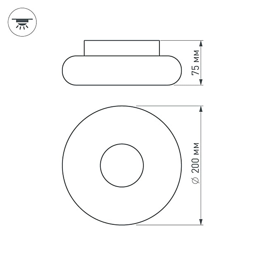 Arlight Светильник ALT-TOR-BB200SW-7W Warm White (IP20 Пластик, 3 года) 021243 — миниатюра 5