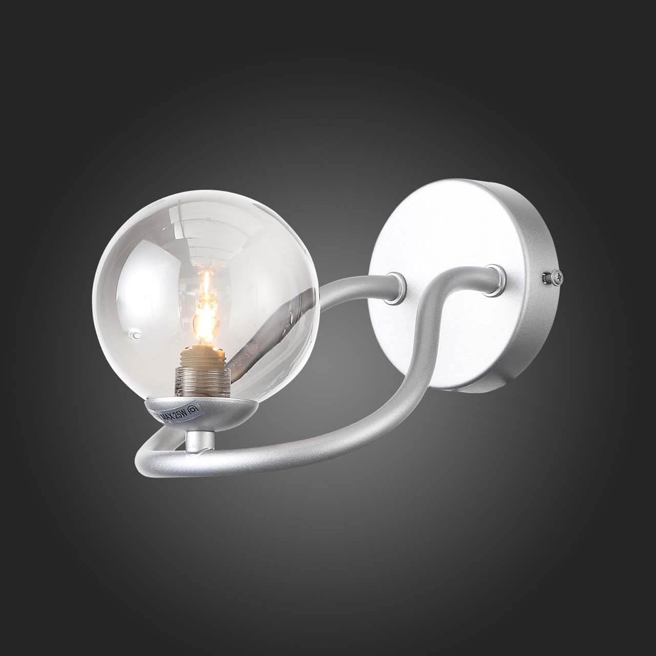 ST Luce SL1502.101.01 Светильник настенный Хром/Дымчатый G9 1*3W — миниатюра 2