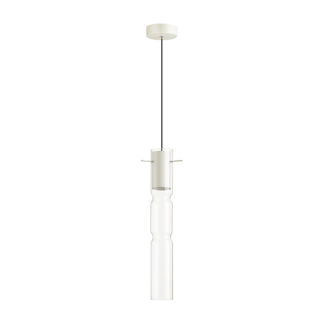 Odeon Light 5059/5LB PENDANT ODL24 323 белый/прозрачный/металл/стекло Подвес LED 5W 3000K SCROW