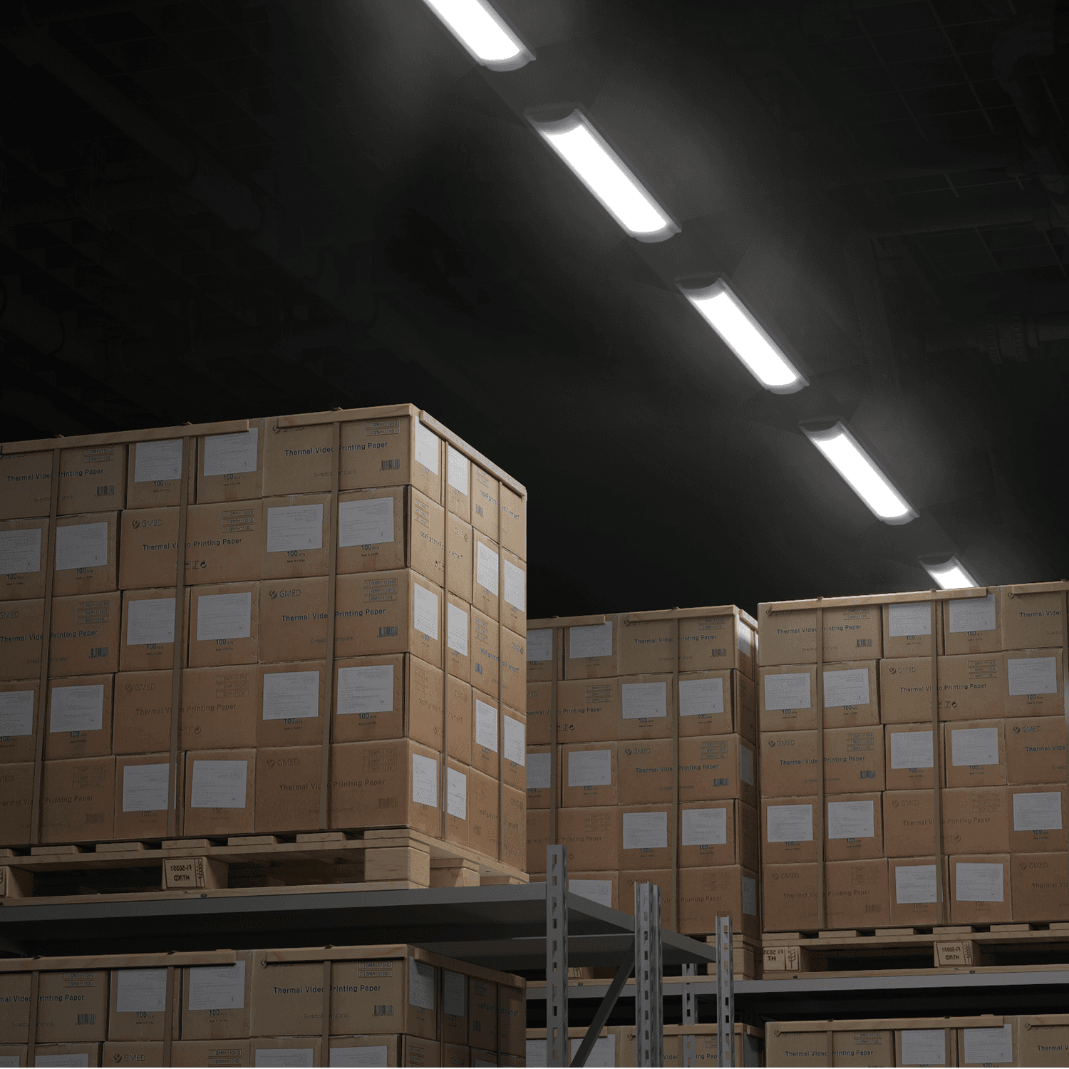 Gauss Светильник линейный WLF-4 18W 1520lm 4000K 185-265V IP20 585*120*46мм сталь LED 844611218 — миниатюра 2