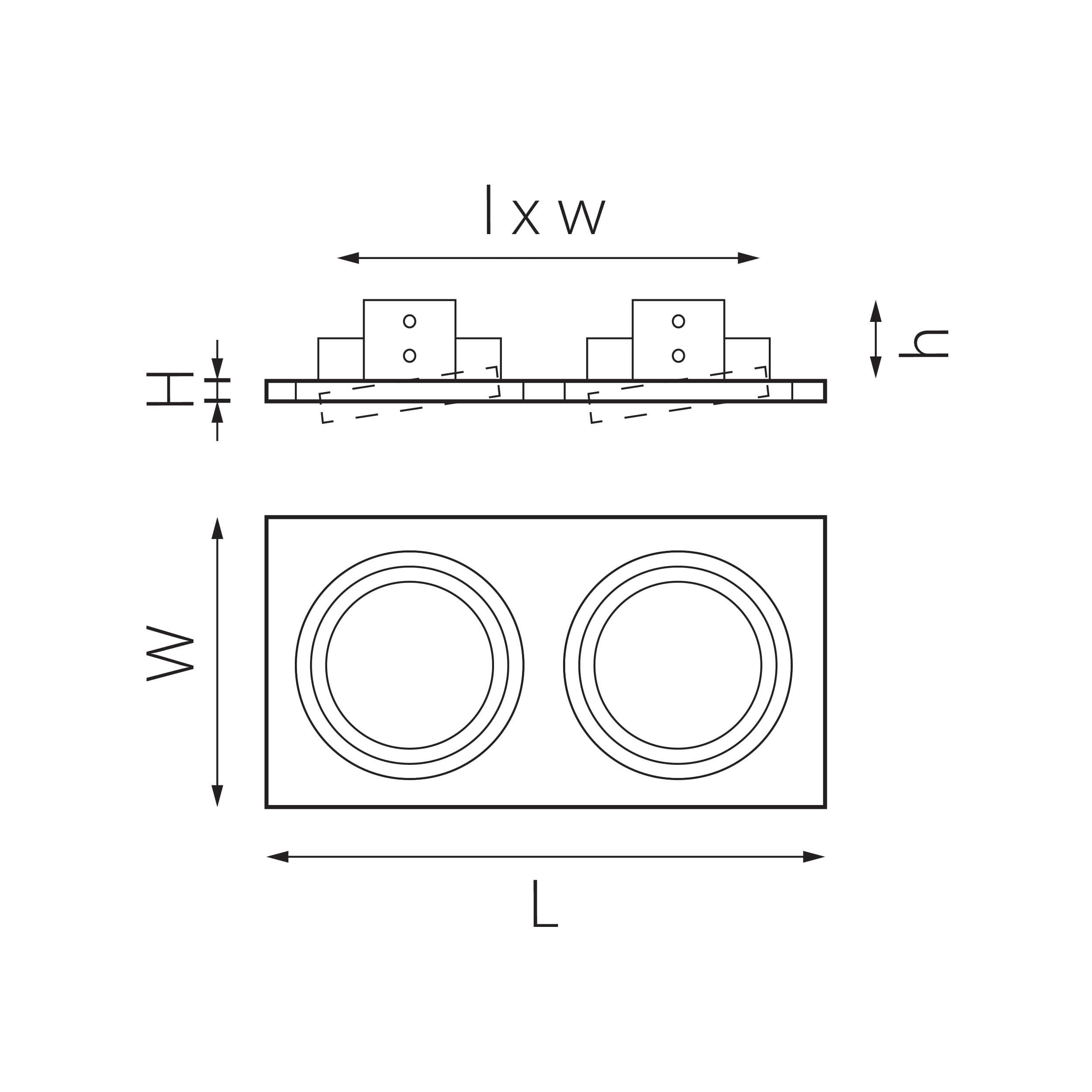 Lightstar Комплект из светильника и рамки Intero 111 Intero 111 Lightstar i8260606 — миниатюра 2