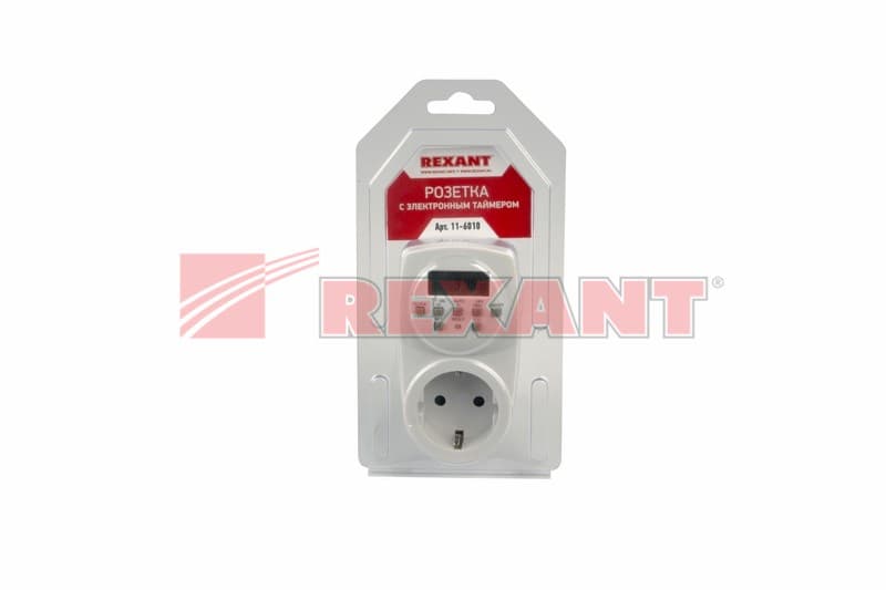 Розетка с электронным таймером RX - 31А Rexant 11-6010 — миниатюра 3