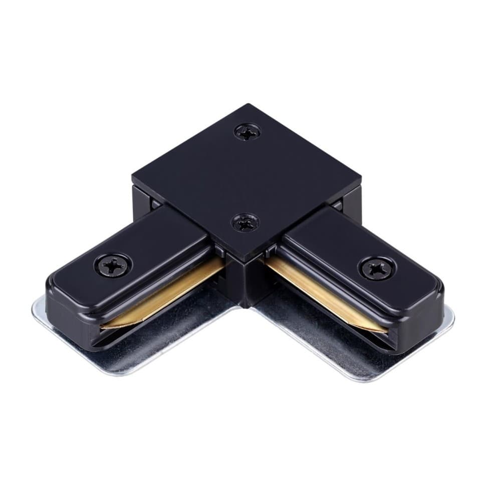 Novotech 135142 PORT NT22 черный Соединитель с токопроводом "L" для однофазного двухжильного шинопровода IP20 220V
