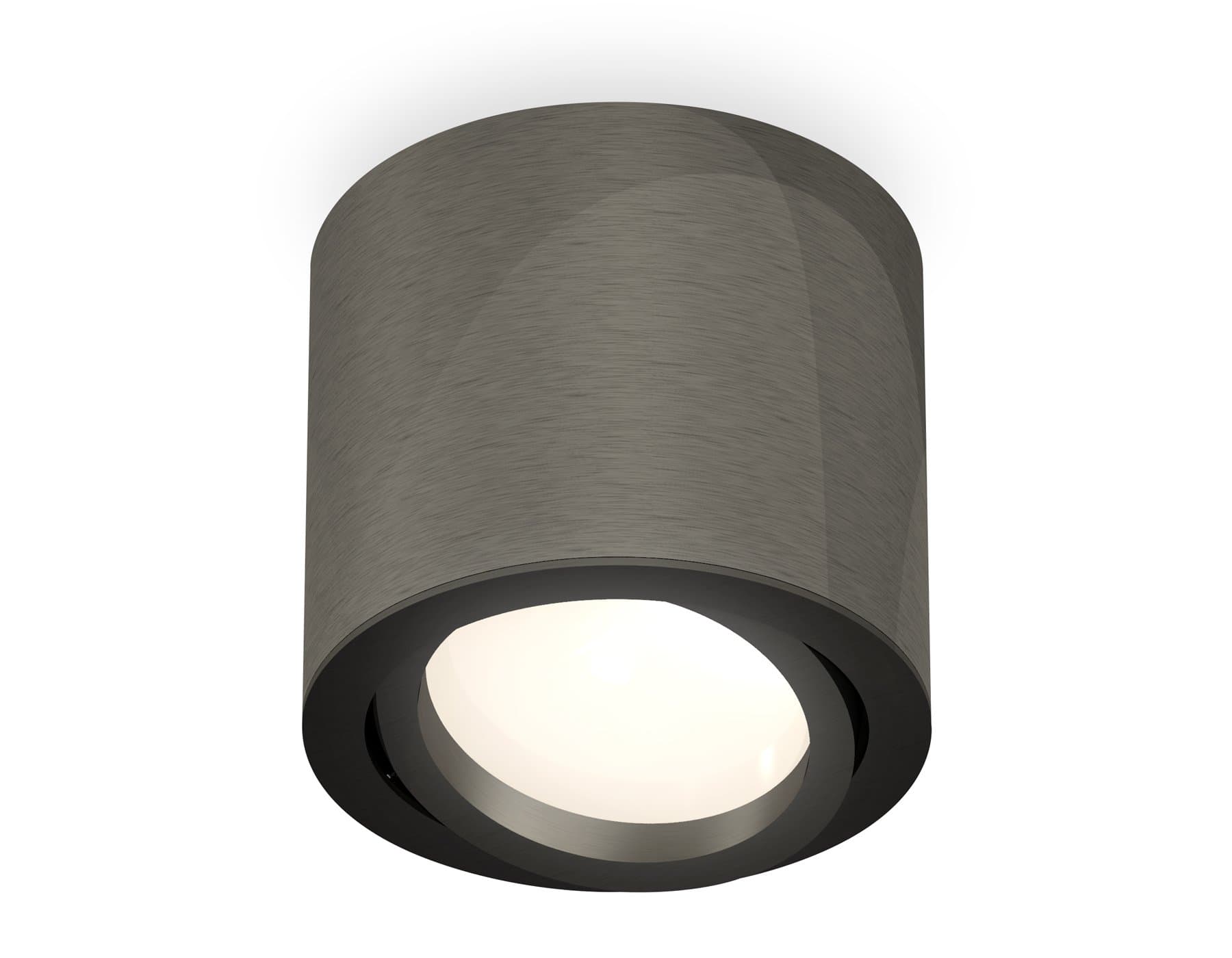 Ambrella Комплект накладного поворотного светильника XS7403001 DCH/PBK черный хром/черный полированный MR16 GU5.3 (C7403, N7002) — миниатюра 1