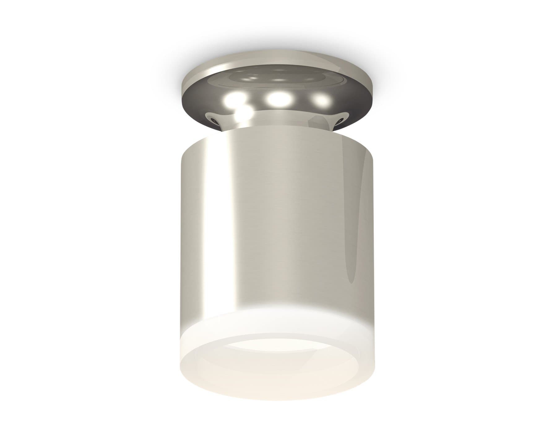 Ambrella Комплект накладного светильника XS6305043 PSL/FR серебро полированное/белый матовый MR16 GU5.3 (N6903, C6305, N6245) — миниатюра 1