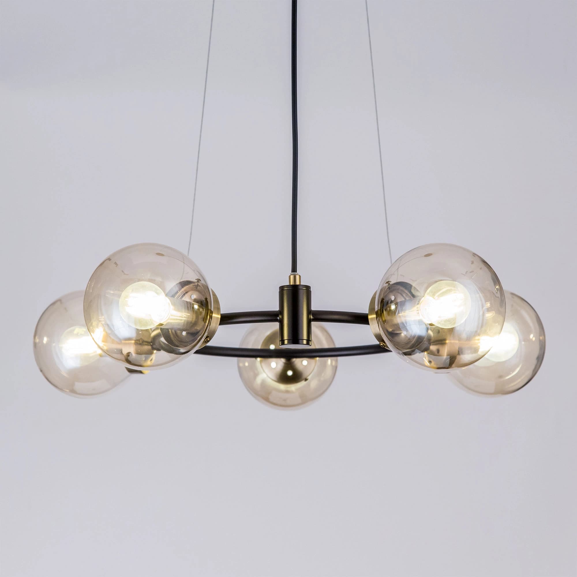 CITILUX CL105155 Светильник Планета черный+дымчатый — миниатюра 5