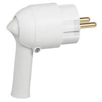 Legrand Элиум Белый Вилка 2Р+Е, 16А, с рычагом, пластик 050175
