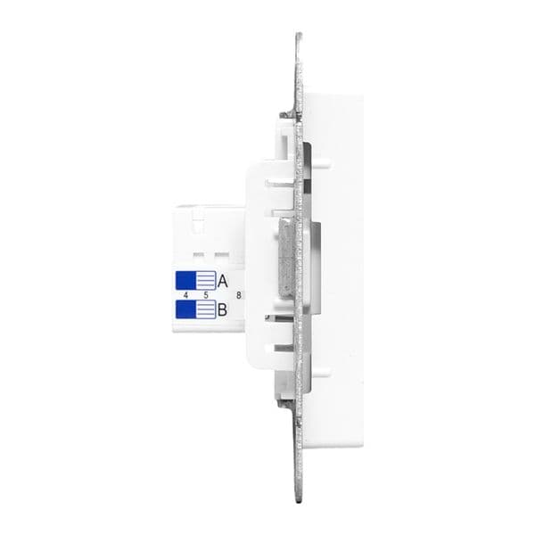 EKF Механизм розетки RJ45 (cat5), белый Эпика — миниатюра 6