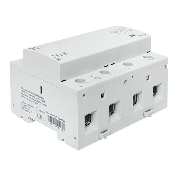 EKF Контактор модульный КМ 125А 4NO 230В АС (6 мод.) AVERES — миниатюра 9