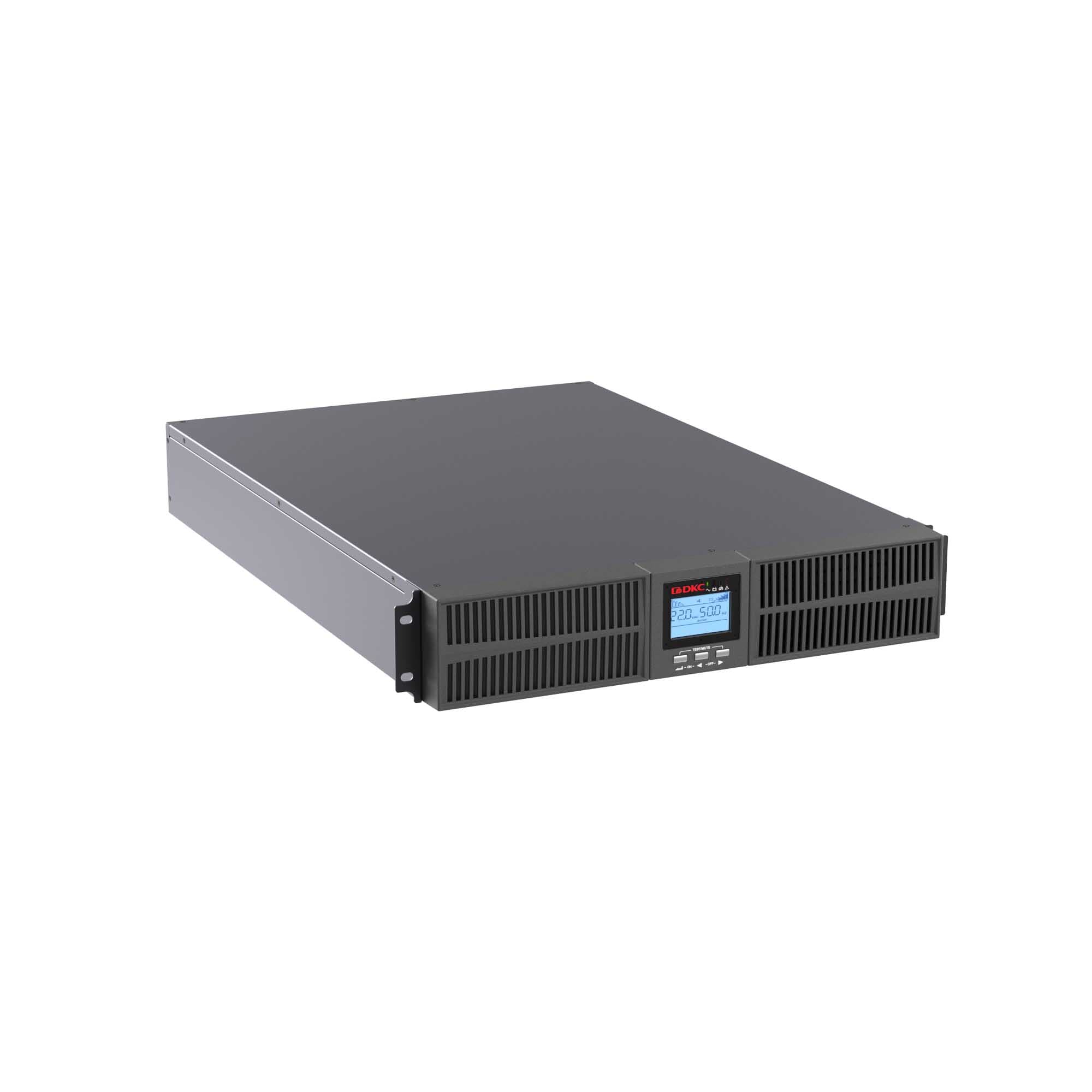 DKC Онлайн ИБП ДКС серии Trio TM, 6 кВА/6 кВт, 1/1, EPO, USB, RS-232, клеммная колодка, з/у 5А, без АКБ — миниатюра 2