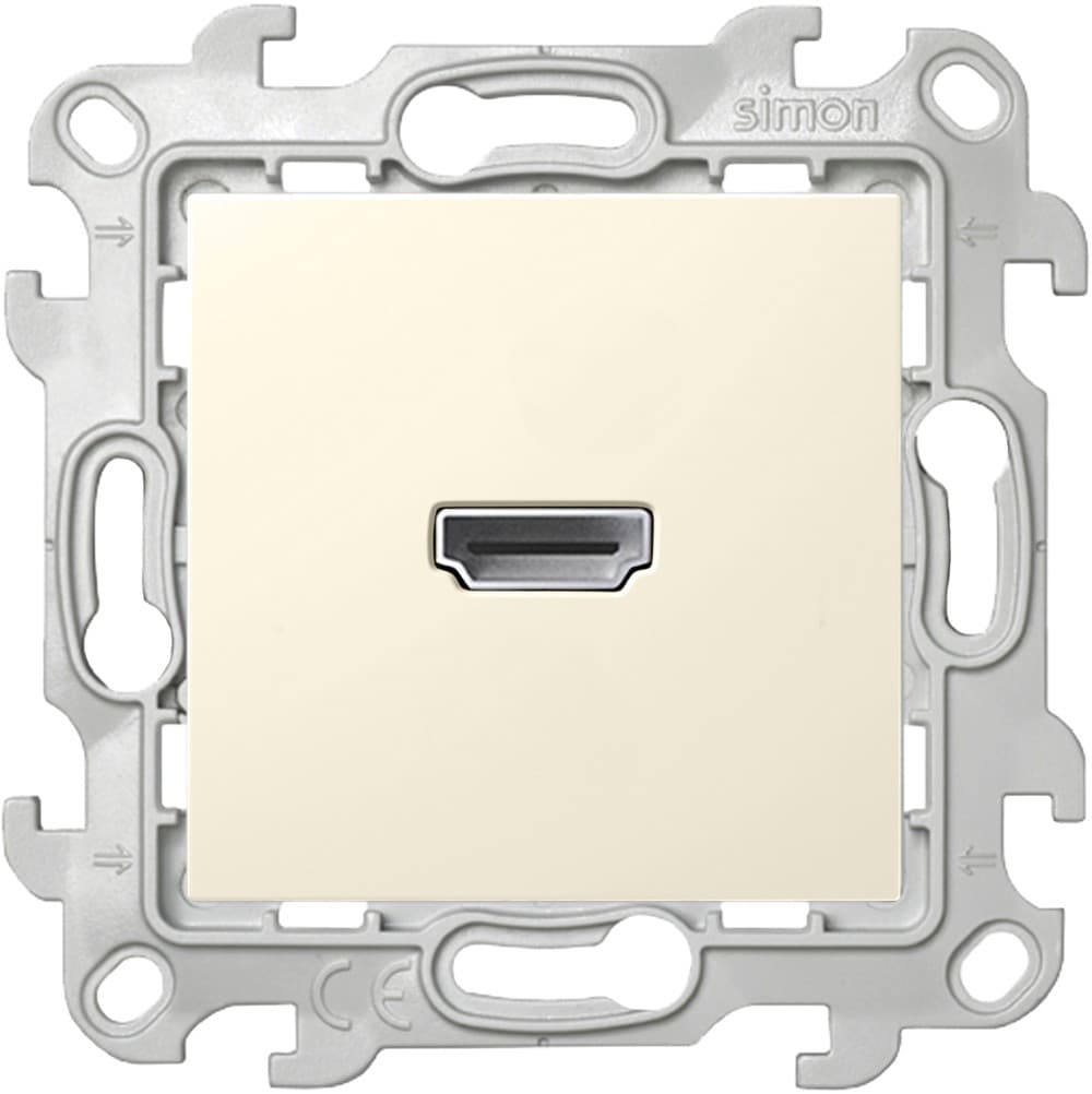 Simon 24 Слоновая кость Коннектор HDMI 1.4 2411094-031 — миниатюра 2