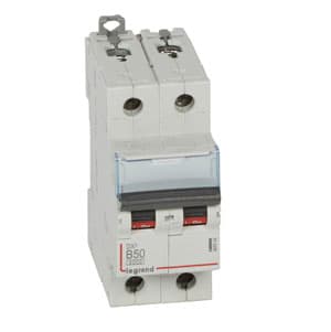 Legrand DX3 6000 Автоматический выключатель 10кА 2P 230/400В 50А 2 мод (B) 407514 — миниатюра 2