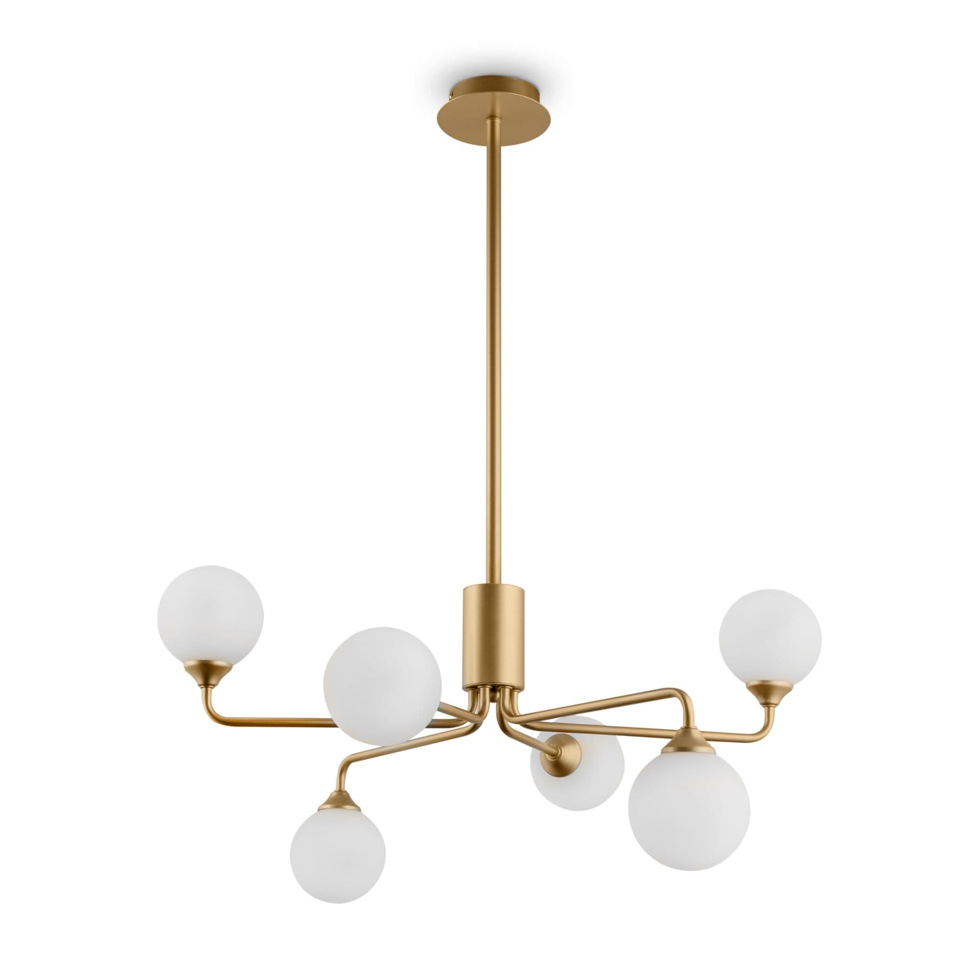 Freya Modern Alexis Матовое Золото Люстра FR5120PL-06G