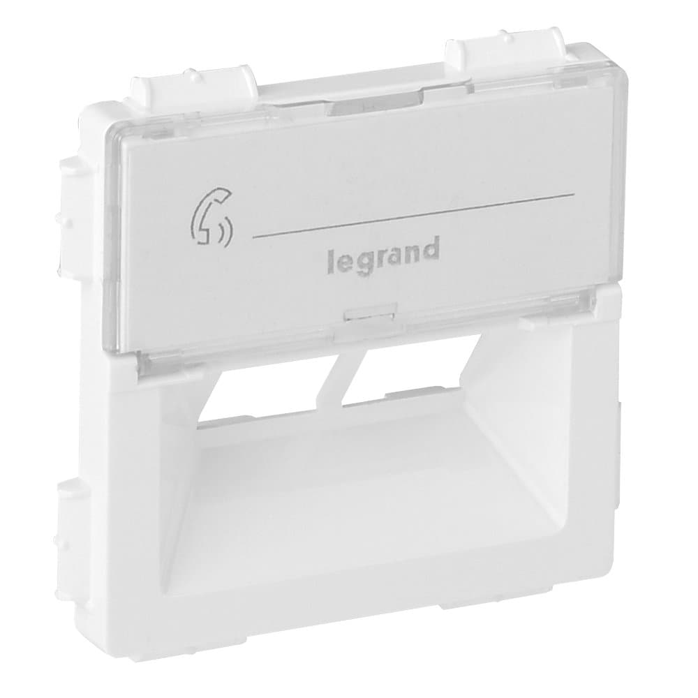 Legrand Valena LIFE Бел Накладка розетки комп 2-ой Rutenbeck 755380
