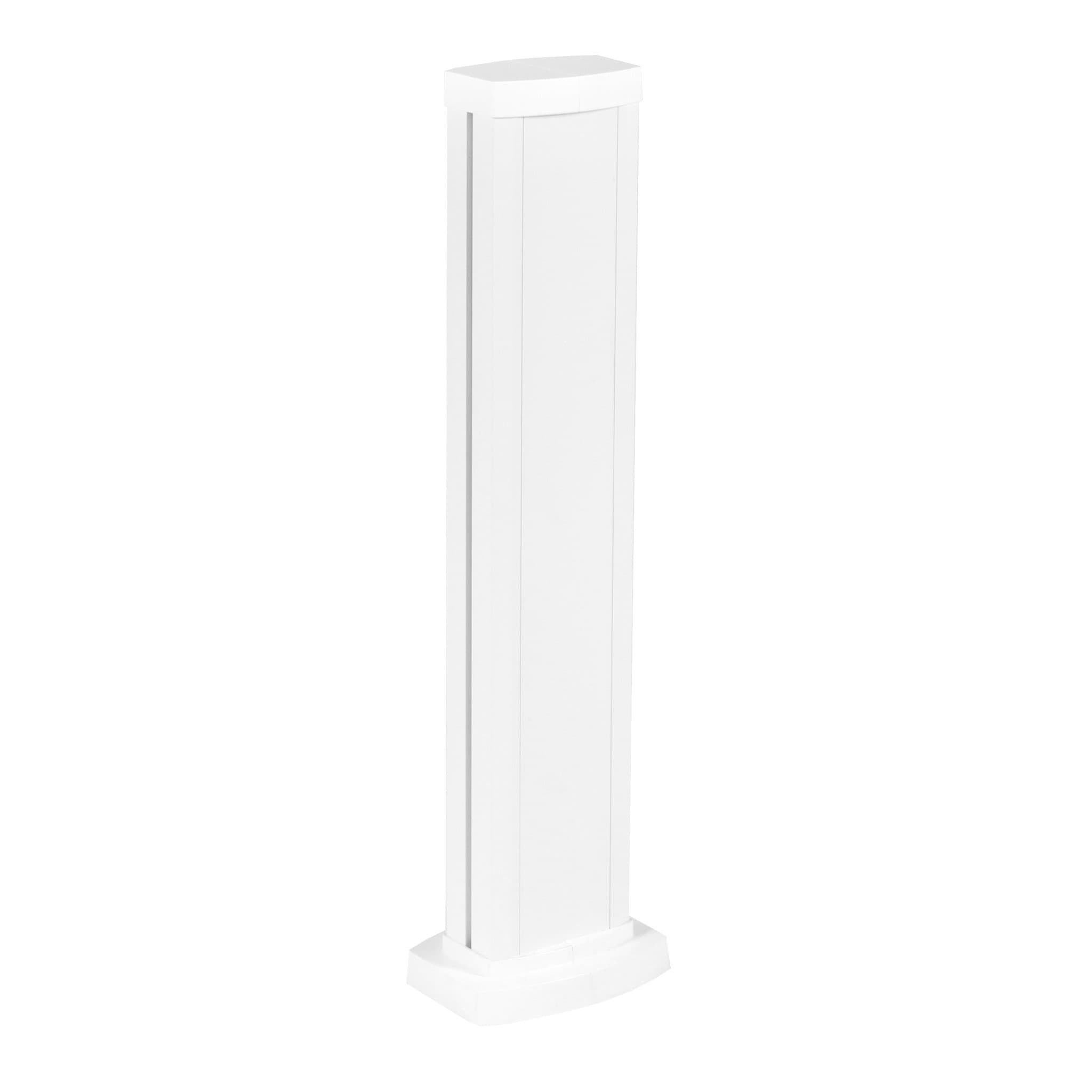 Legrand Универсальная мини-колонна алюминиевая с крышкой из алюминия 1 секция, высота 0,68 метра, цвет белый 653103 — миниатюра 1