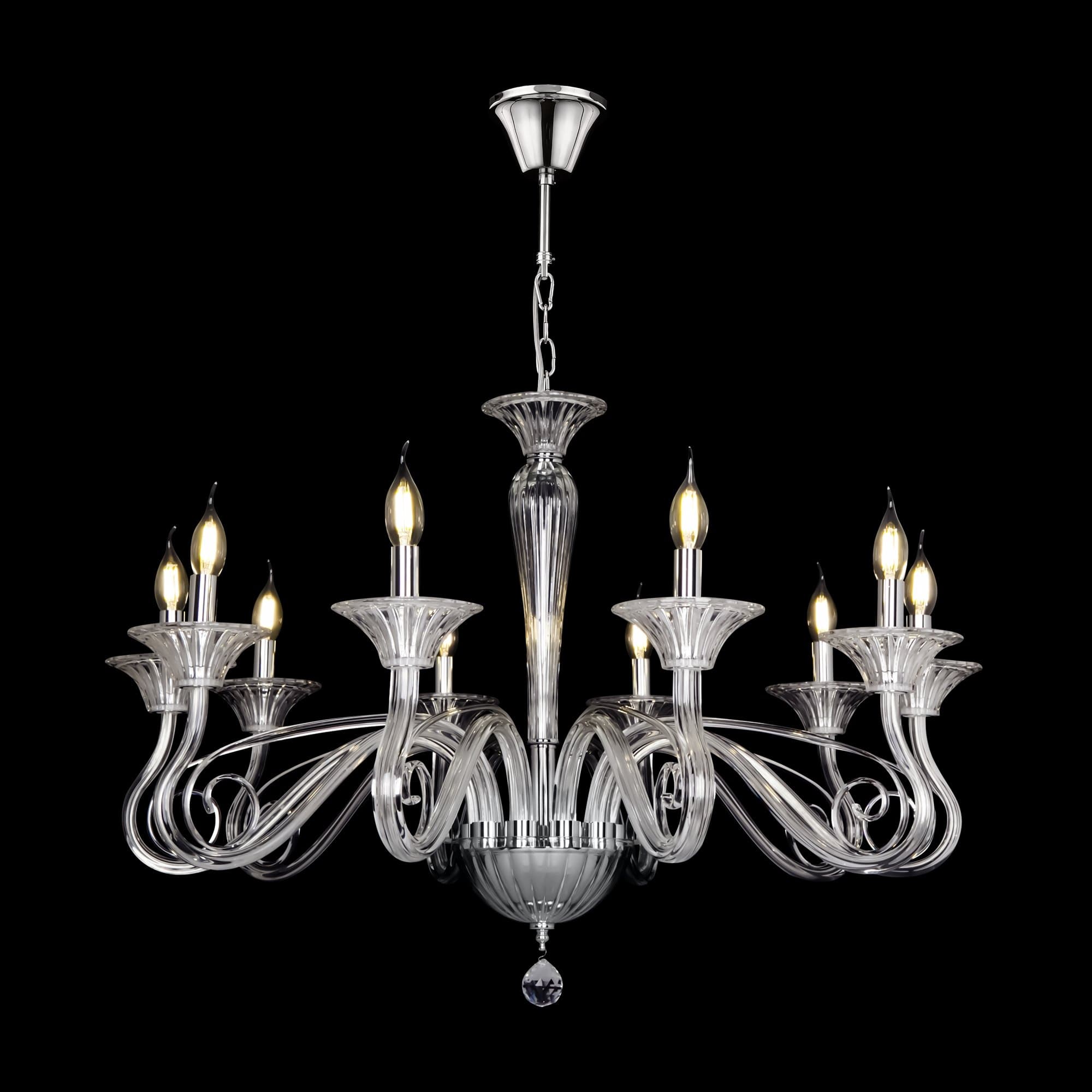 Maytoni Neoclassic Acqua Прозрачный Люстра E14 40W DIA010PL-10TR — миниатюра 5
