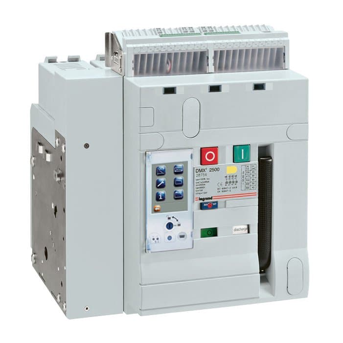 Legrand DMX3-H 2500 Автоматический выключатель 4P, 2500 A, 65 кА, тип 1 028656 — миниатюра 1
