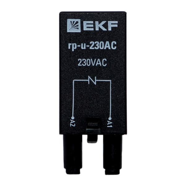 EKF Модуль защитный c варистором 230В AC для промежуточных реле RP AVERES — миниатюра 2