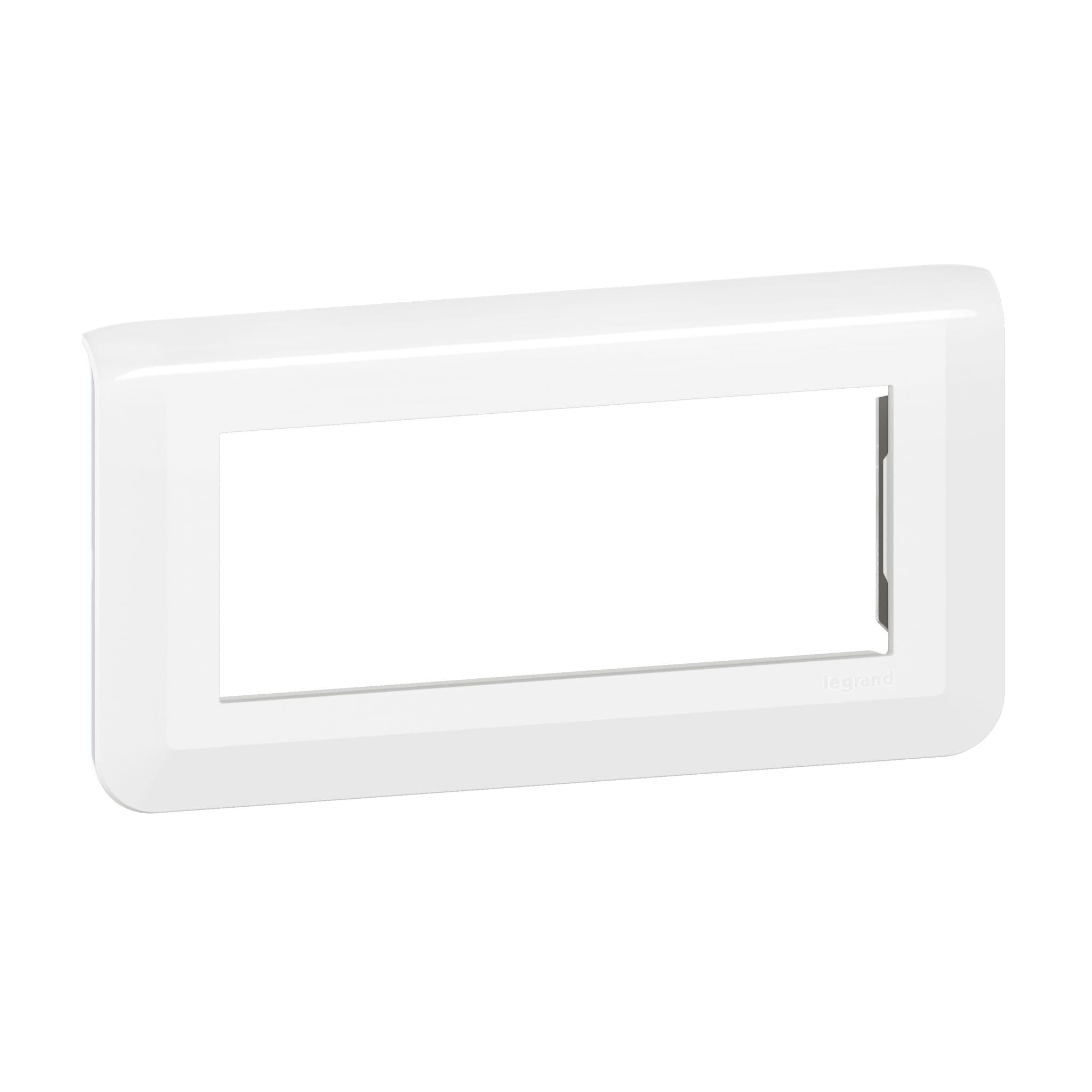 Legrand Mosaiс Рамка - Программа Mosaic - 5 модулей - белая 078815L — миниатюра 3