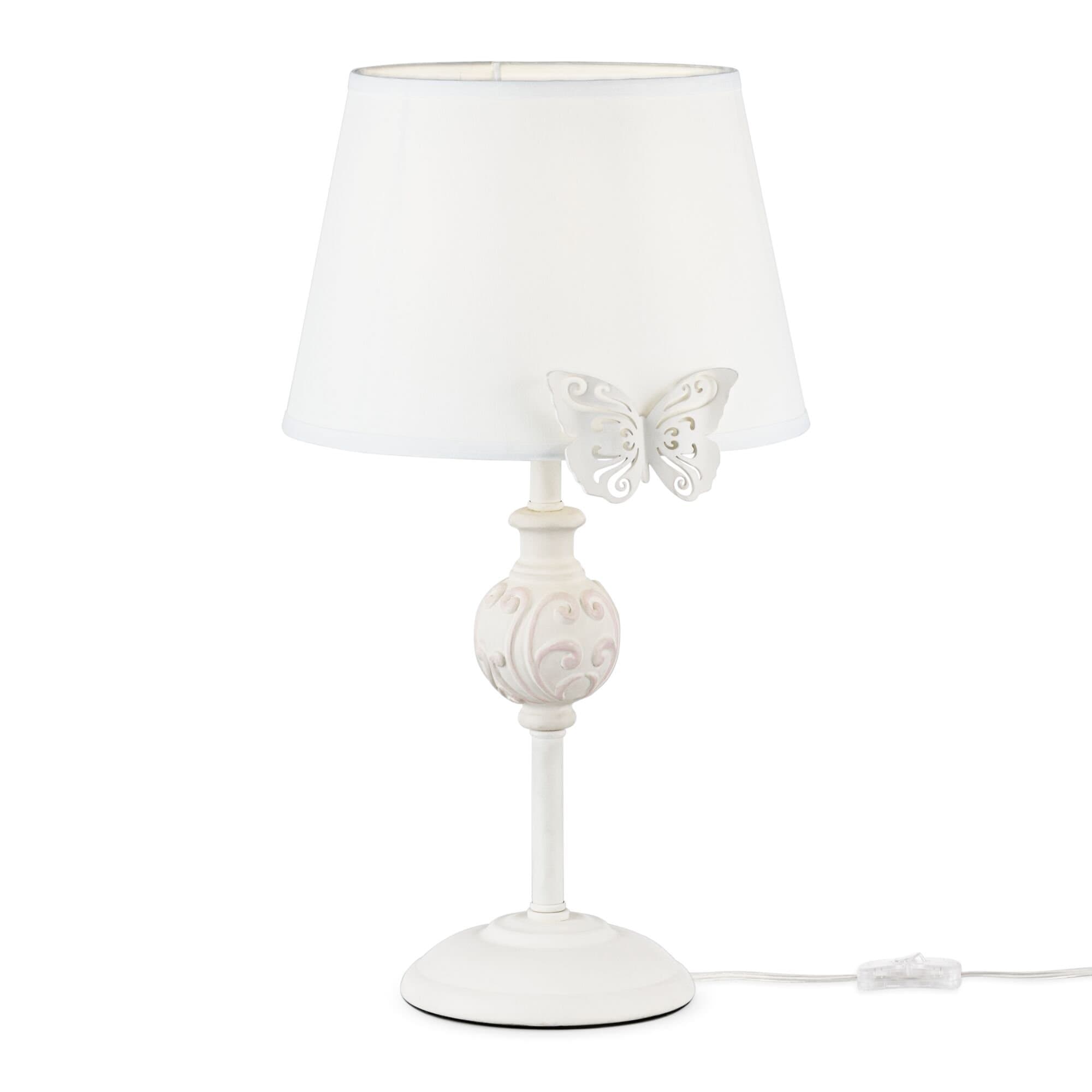 Maytoni Elegant Fiona Белый Настольная лампа 1xE14 40W ARM032-11-PK — миниатюра 3