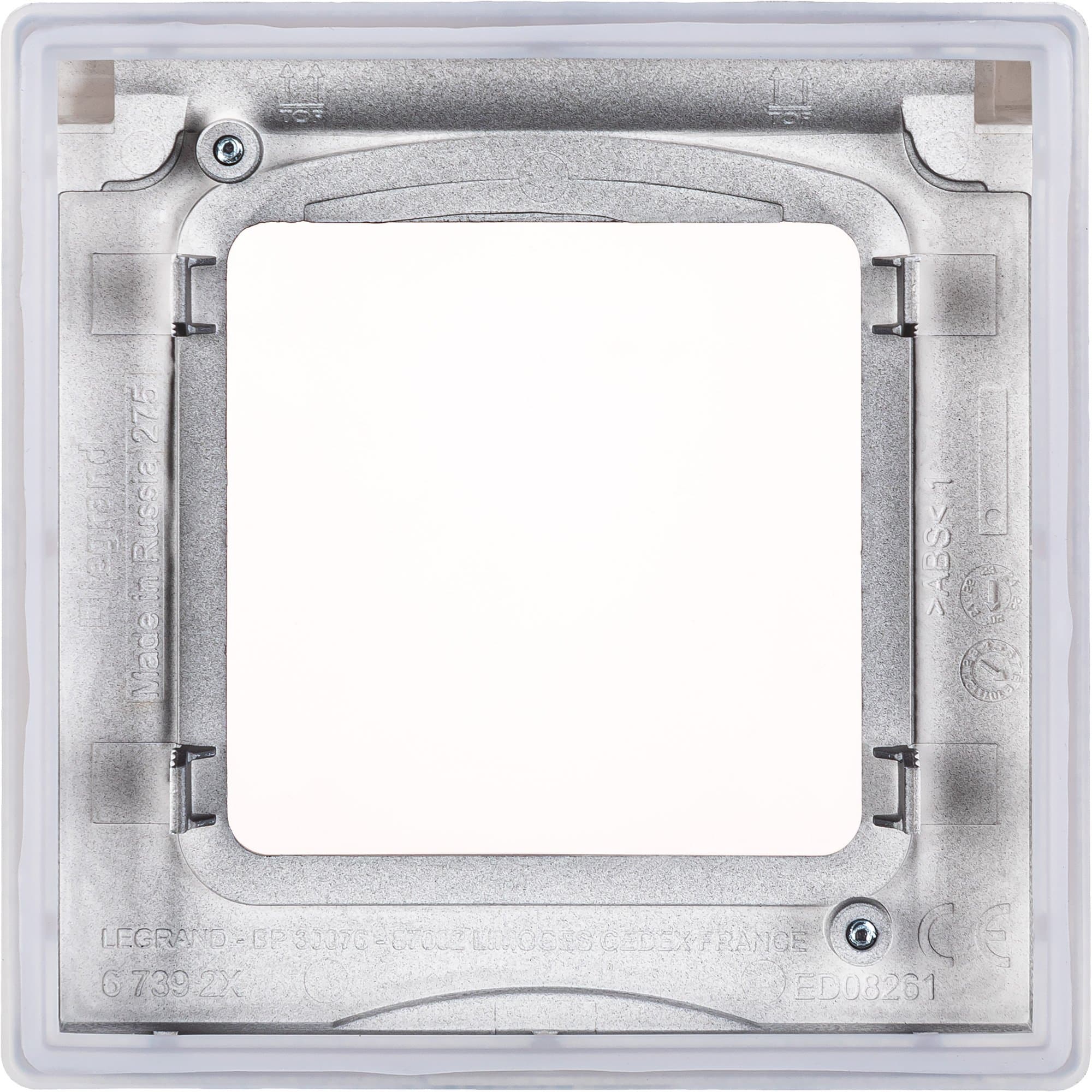 Legrand INSPIRIA Антрацит Рамка с защитной крышкой IP 44 673923 — миниатюра 6