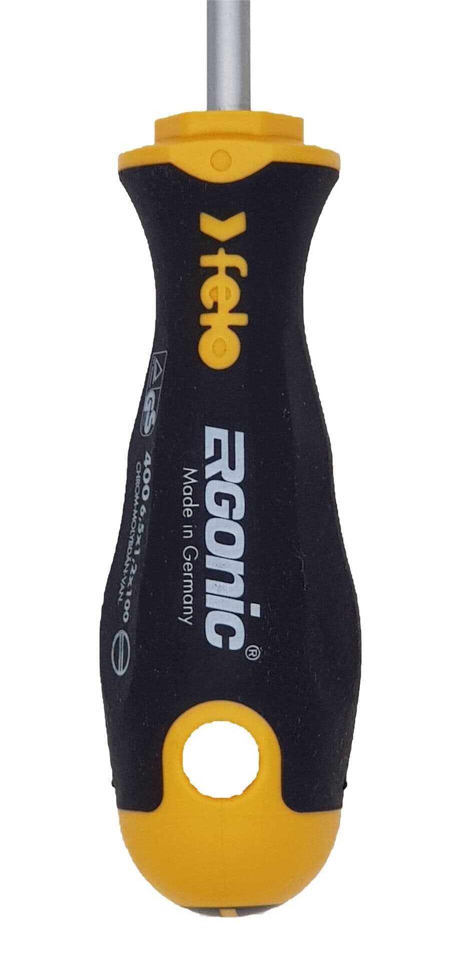 Felo Отвертка Ergonic плоская шлицевая 6,5X1,2X100 40065310 — миниатюра 2