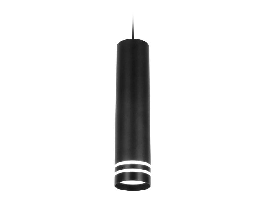 Ambrella Подвесной точечный светодиодный светильник TN252 BK/S черный/песок LED 4200K 12W D70*285 — миниатюра 4