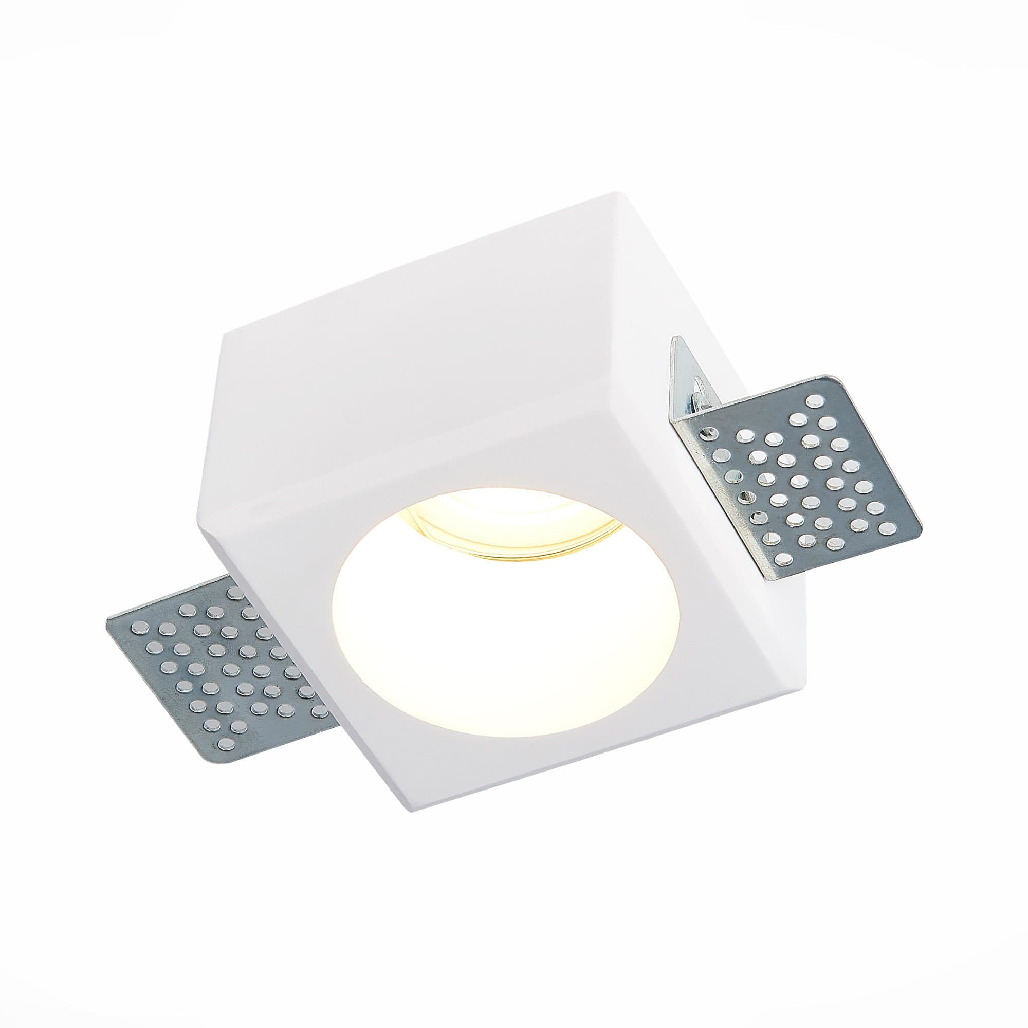 ST Luce ST252.508.01 Св-к встр. из гипса белый GU10 1*50W IP20 L80xW80xH52 180-240V Без ламп