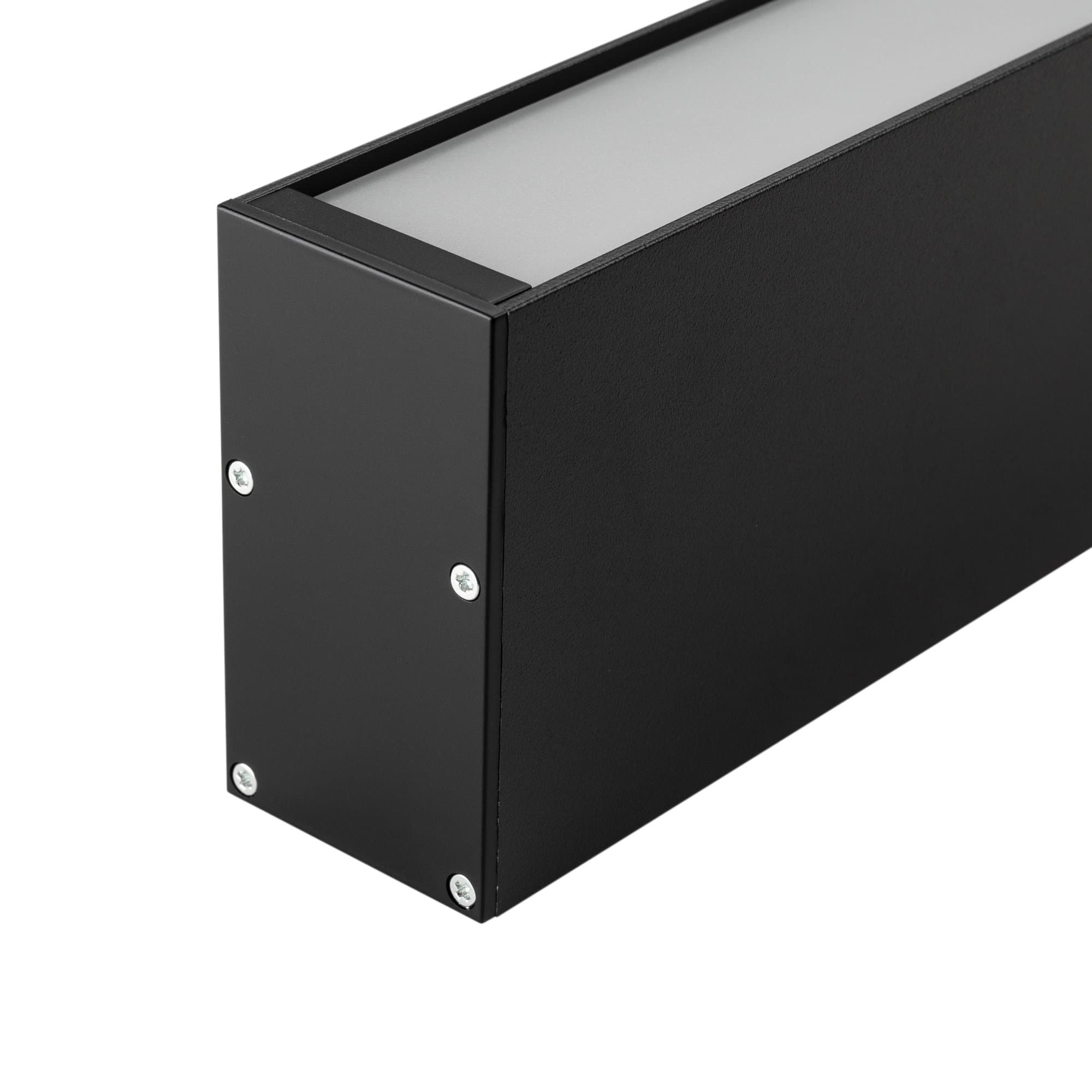 Arlight Профиль с экраном SL-LINE-3667-2500 BLACK+OPAL (Алюминий) 027987 — миниатюра 3