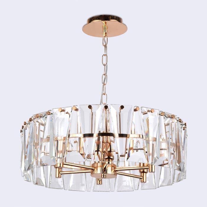 Ambrella Подвесная люстра с хрусталем TR5172 GD/CL золото/прозрачный E14/6 max 40W D520*515 — миниатюра 3