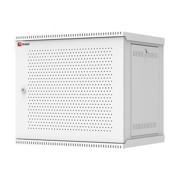 EKF PROxima Astra Шкаф телекоммуникационный настенный разборный 9U (600х650) дверь перфорированная ITB9P650D
