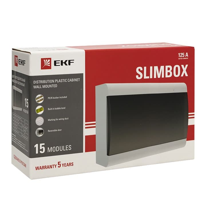 EKF PROxima SlimBox Щит распред. навесной ЩРН-П-15 IP41 — миниатюра 4