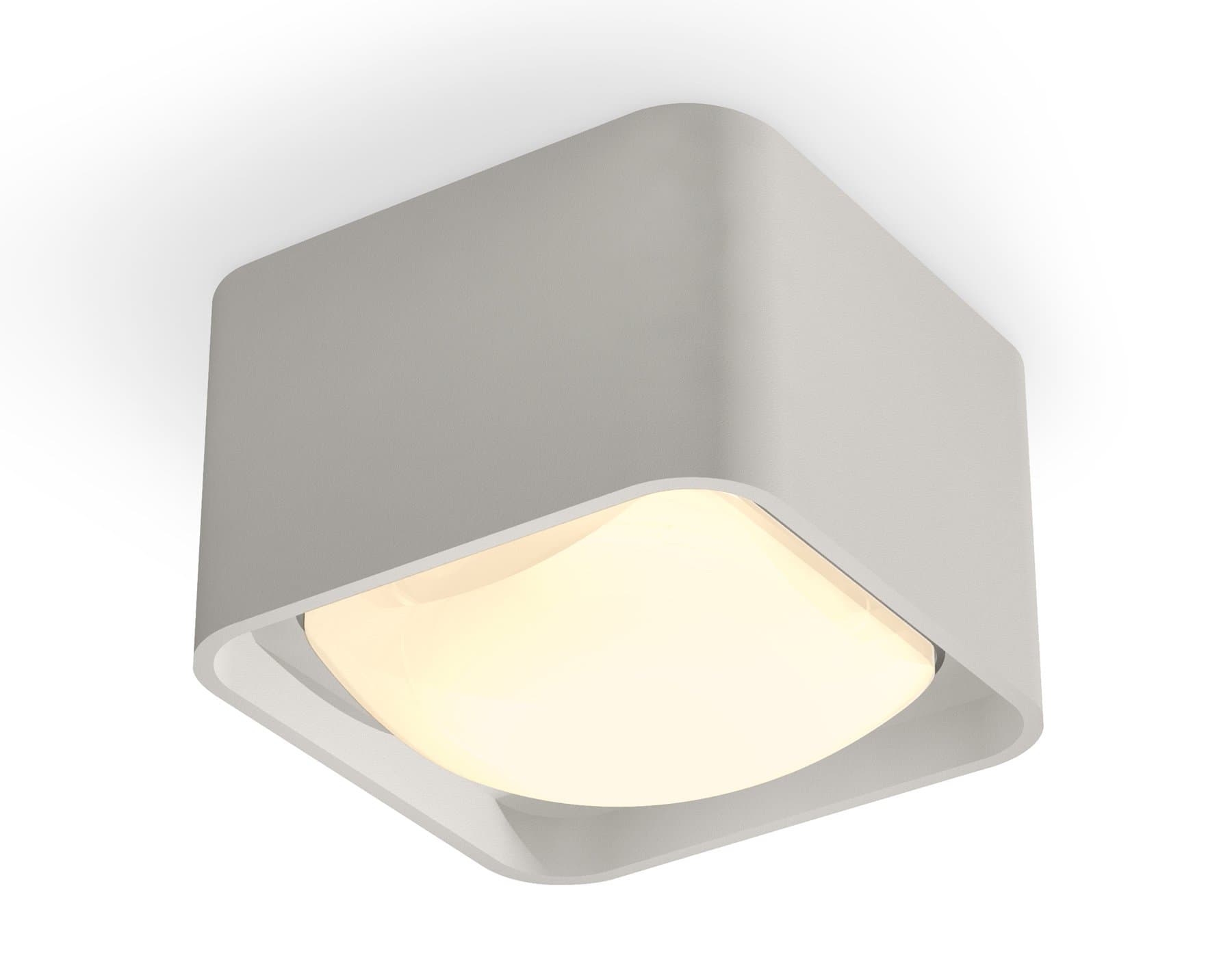 Ambrella Комплект накладного светильника с акрилом XS7834011 SGR/FR серый песок/белый матовый MR16 GU5.3 (C7834, N7756)
