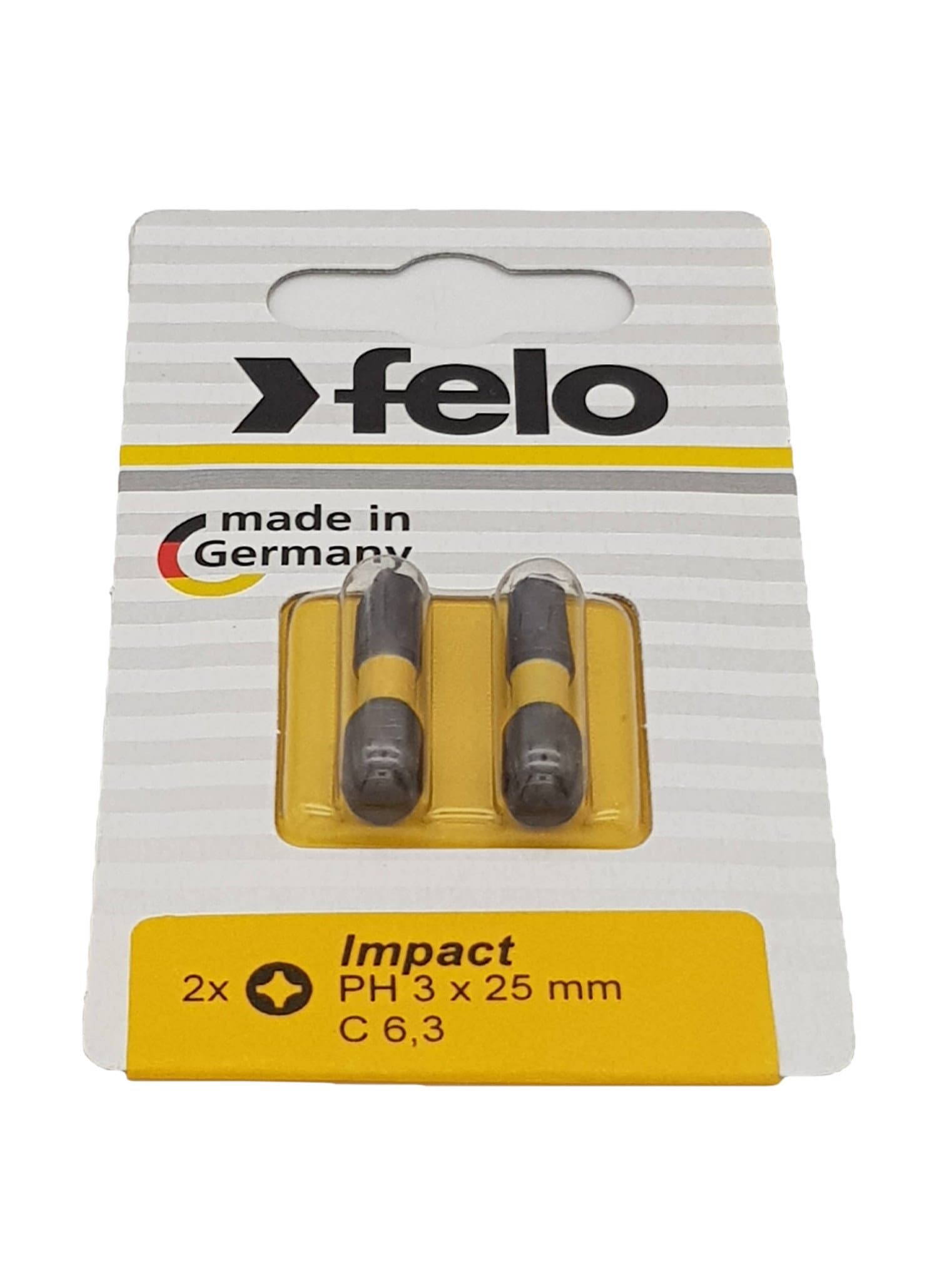 Felo Бита крестовая ударная серия Impact PH 3X25,2 шт 02203241