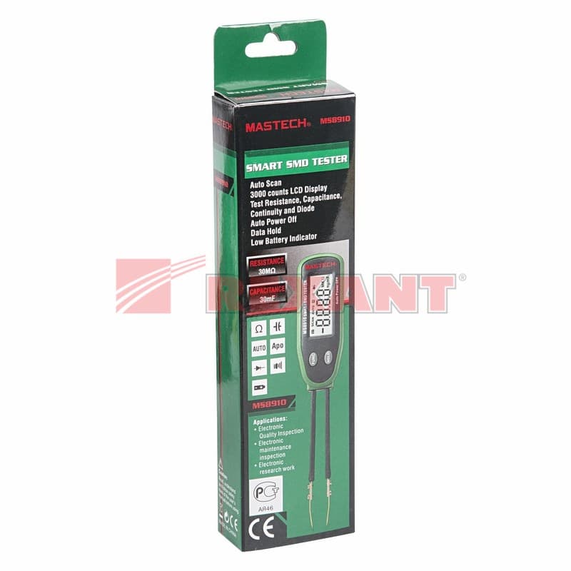 Мультиметр для чип компонентов (SMD-тестер) MS8910 MASTECH Rexant 13-2048 — миниатюра 4