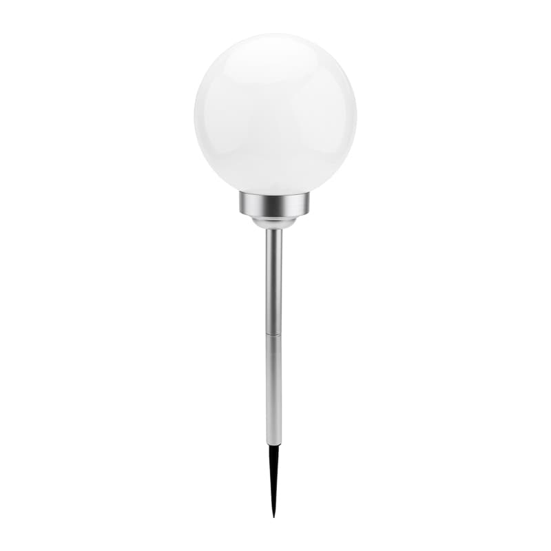 LAMPER Светильник светодиодный ШАР ф200 LED встроенная солнечная панель, аккумулятор, датчик света 602-1004