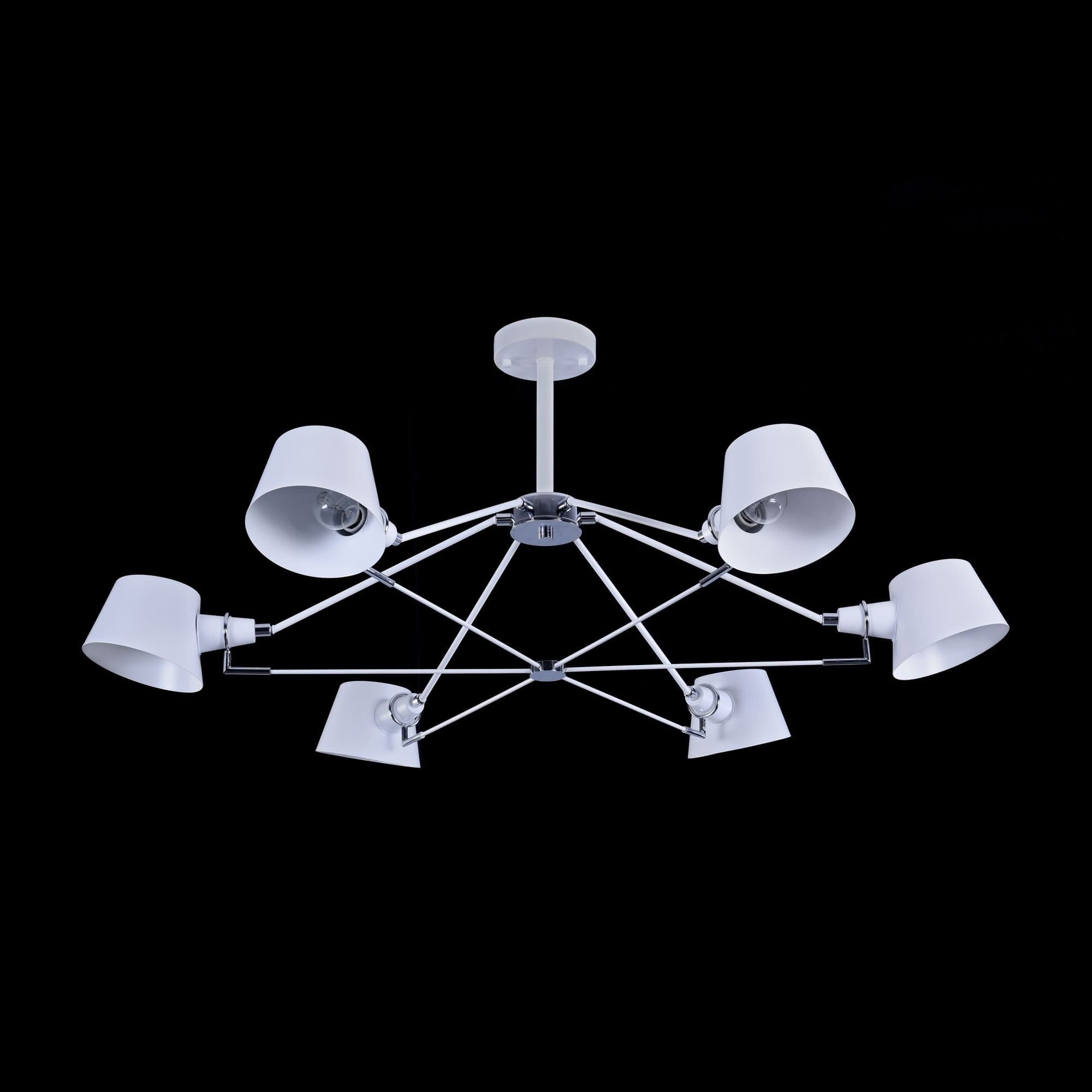 Freya Modern Abigail Белый Люстра E14 40W FR5038-CL-06-W — миниатюра 4